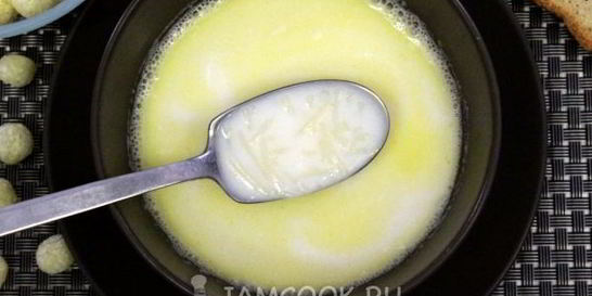 Молочный суп в мультиварке