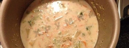 овощной молочный суп. Шаг 4