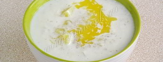 суп молочный из ячневой крупы по-латышски. Шаг 10