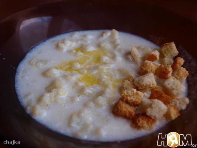 Рецепт супа молочного с цветной капустой