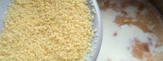 ванильно-молочный суп с кускусом. Шаг 6