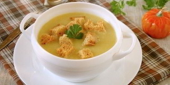 Вкусный молочный суп