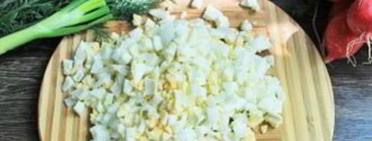 классическая окрошка на квасе. Шаг 3