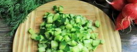 классическая окрошка на квасе. Шаг 5