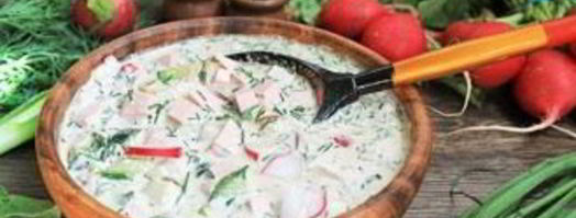 классическая окрошка на квасе. Шаг 8