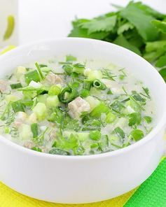 Окрошка классическая на майонезе