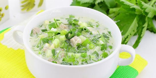 Окрошка классическая на майонезе