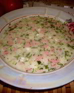 Окрошка классическая с колбасой