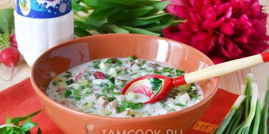 Окрошка на айране