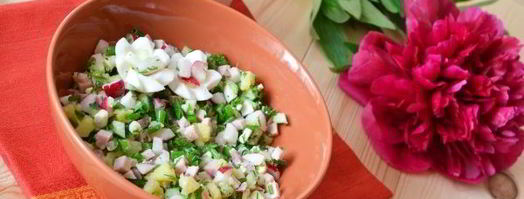 окрошка на айране. Шаг 12