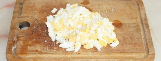 окрошка на кефире без колбасы. Шаг 4