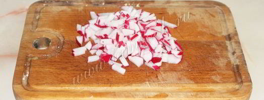 окрошка на кефире без колбасы. Шаг 7