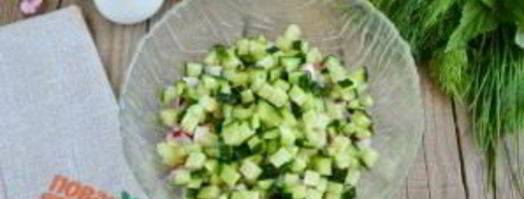 окрошка на кефире с крапивой и мятой. Шаг 4