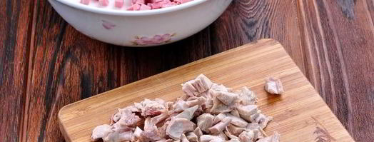 окрошка на курином бульоне. Шаг 6