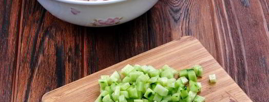 окрошка на курином бульоне. Шаг 7