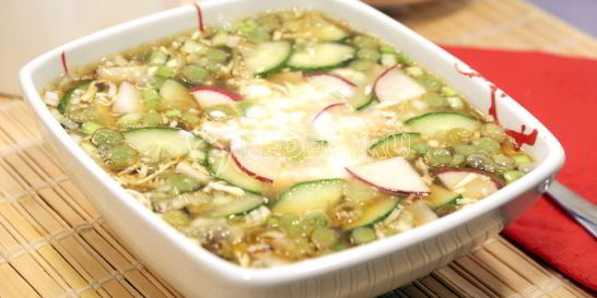 Окрошка на квасе