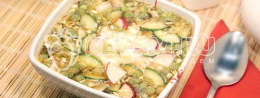 окрошка на квасе. Шаг 5