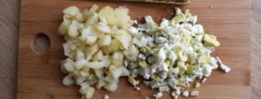 окрошка на майонезе. Шаг 3