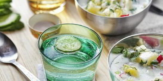 Окрошка на минералке