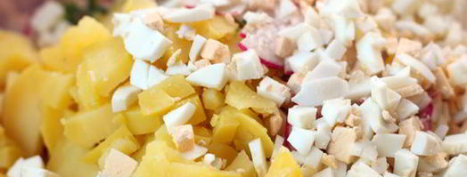 окрошка на минеральной воде. Шаг 7