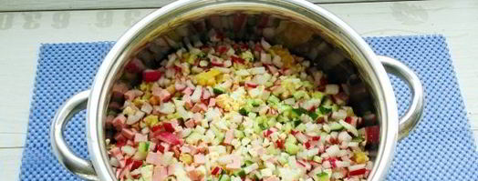 окрошка на сметане. Шаг 8