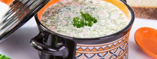 окрошка на сыворотке с колбасой. Шаг 13