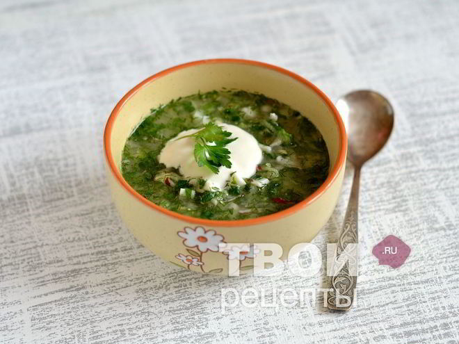 Рецепт окрошки на воде