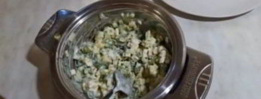 окрошка с кальмарами. Шаг 3