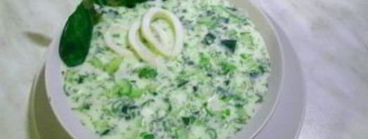 окрошка с кальмарами. Шаг 4