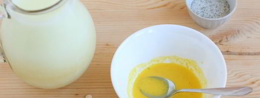 окрошка с колбасой на сыворотке. Шаг 17