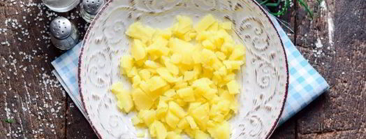 окрошка с колбасой на воде. Шаг 5