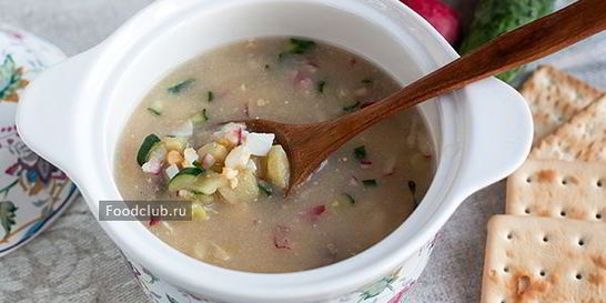 Окрошка с квасом