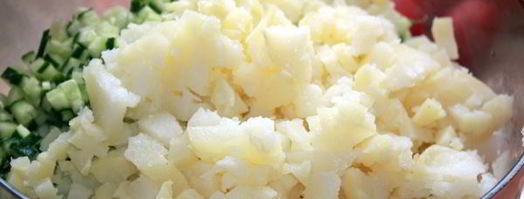 окрошка с квасом. Шаг 4