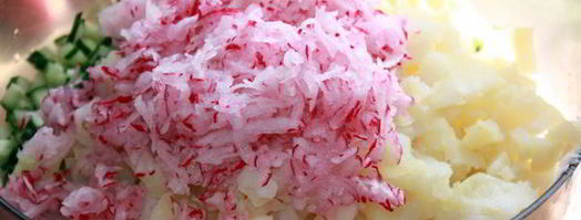 окрошка с квасом. Шаг 5