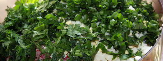 окрошка с квасом. Шаг 7