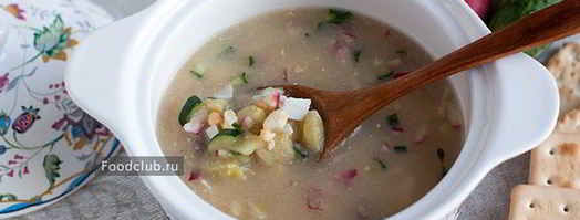 окрошка с квасом. Шаг 9