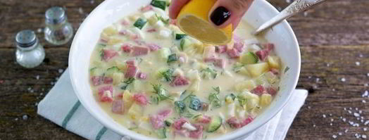 окрошка с редькой. Шаг 7