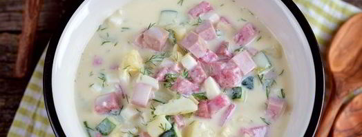 окрошка с редькой. Шаг 8