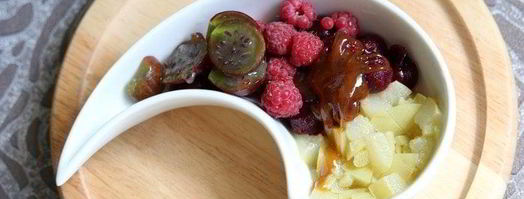 окрошка с ревенем и сибирскими ягодами. Шаг 5