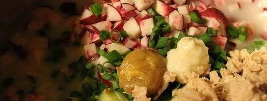 окрошка с таном и ледяным квасом. Шаг 5