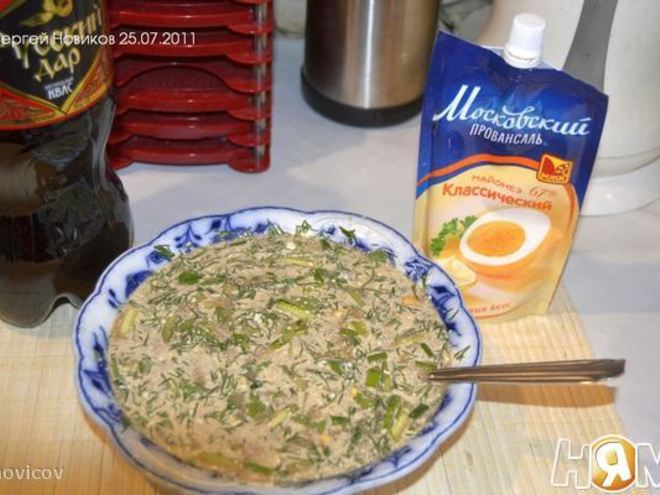 Рецепт окрошки в мультиварке