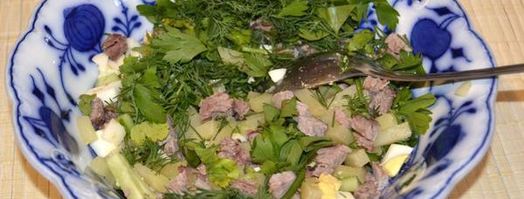 окрошка в мультиварке. Шаг 7