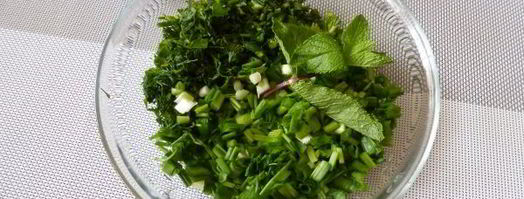 постная окрошка на квасе. Шаг 8