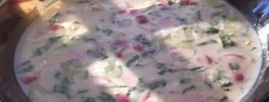 сельдереевая окрошка на кефире. Шаг 7