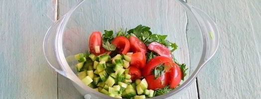 средиземноморская окрошка. Шаг 6