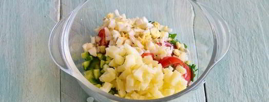 средиземноморская окрошка. Шаг 8