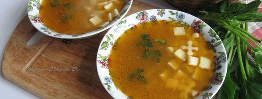 итальянский овощной суп с пастой и зеленым горошком. Шаг 9