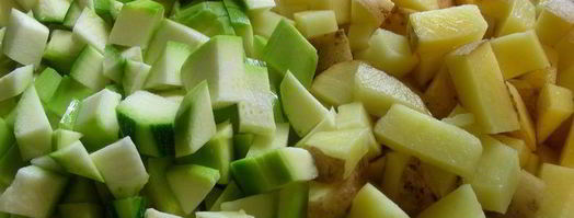 легкий суп из летних овощей с рисом. Шаг 6