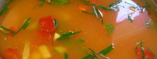 легкий суп из летних овощей с рисом. Шаг 7