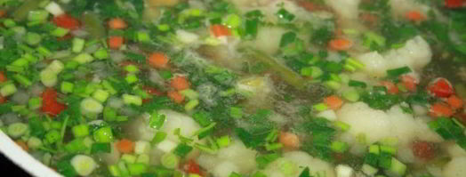 легкий суп с индейкой и овощами. Шаг 7